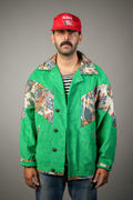 Green Flowers Jacket