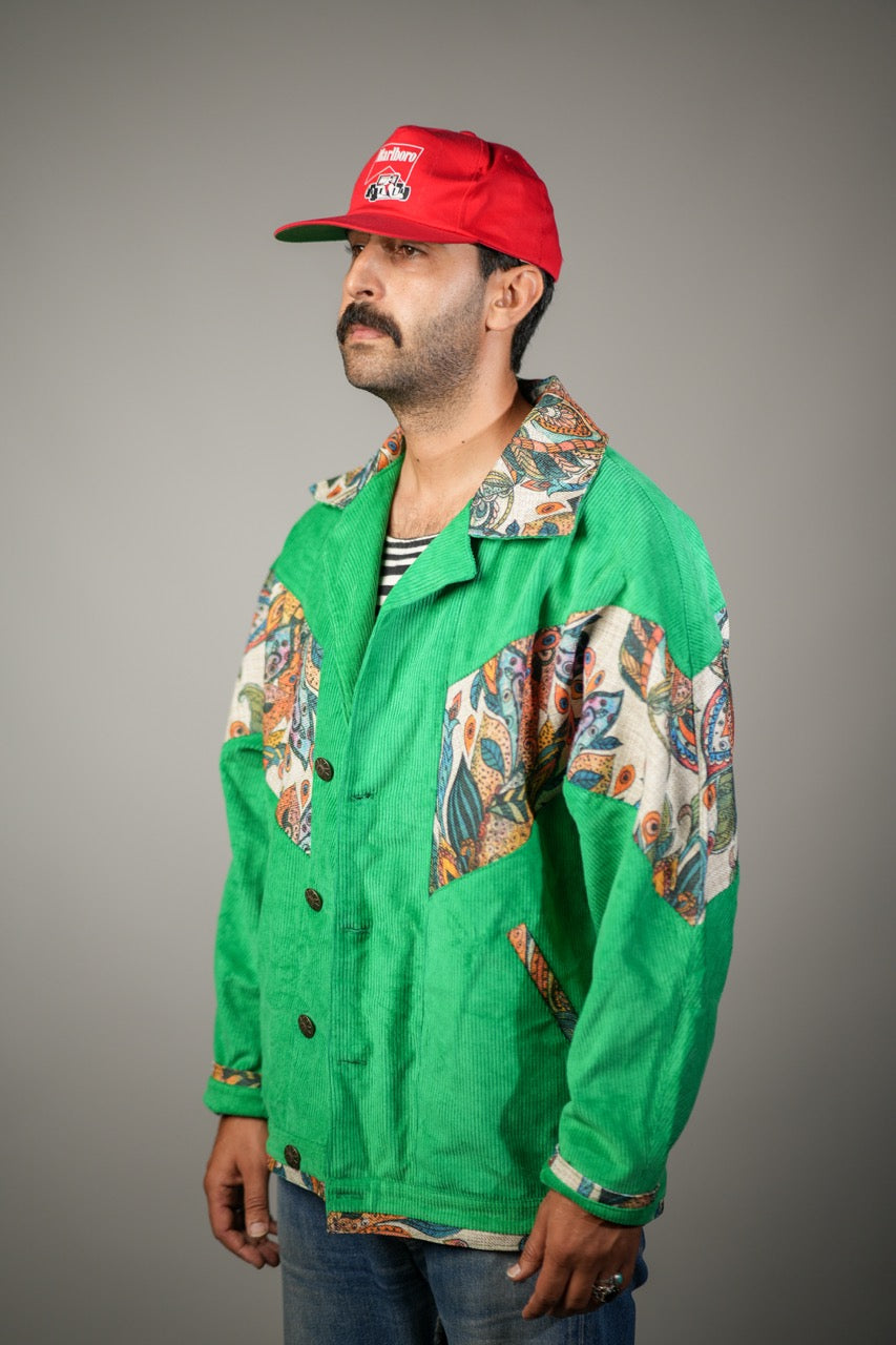 Green Flowers Jacket