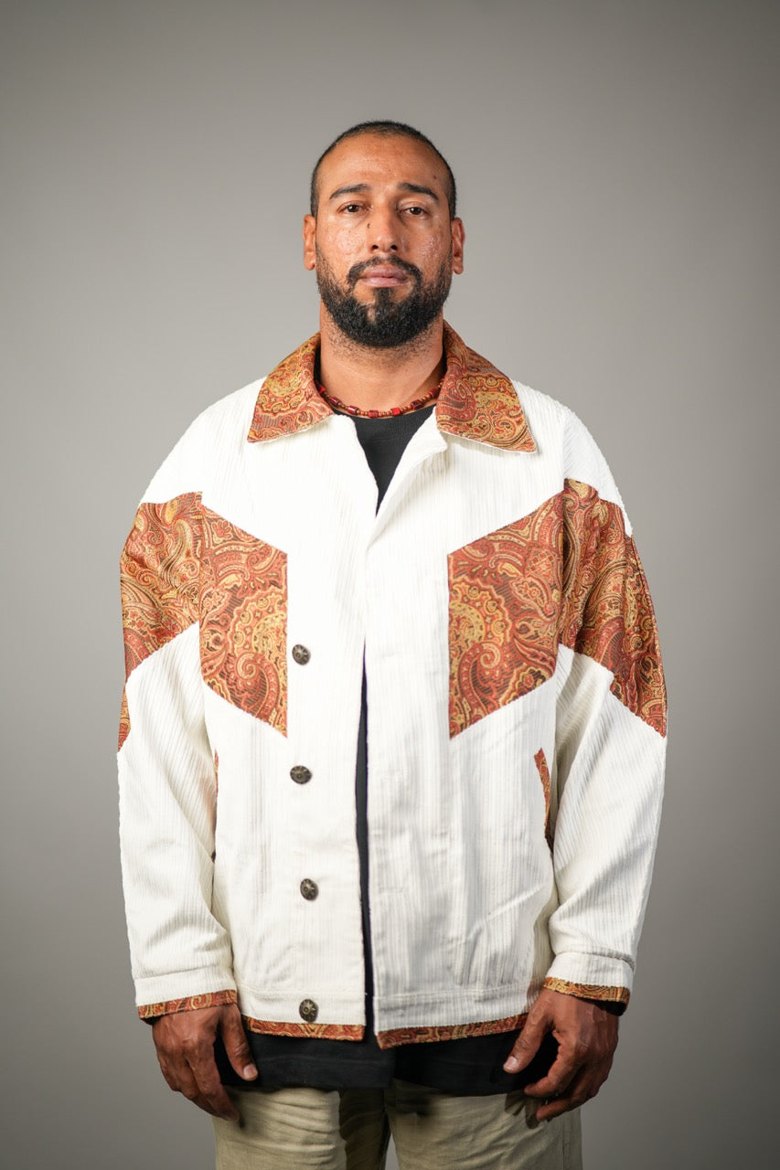 White & Brown Jacket