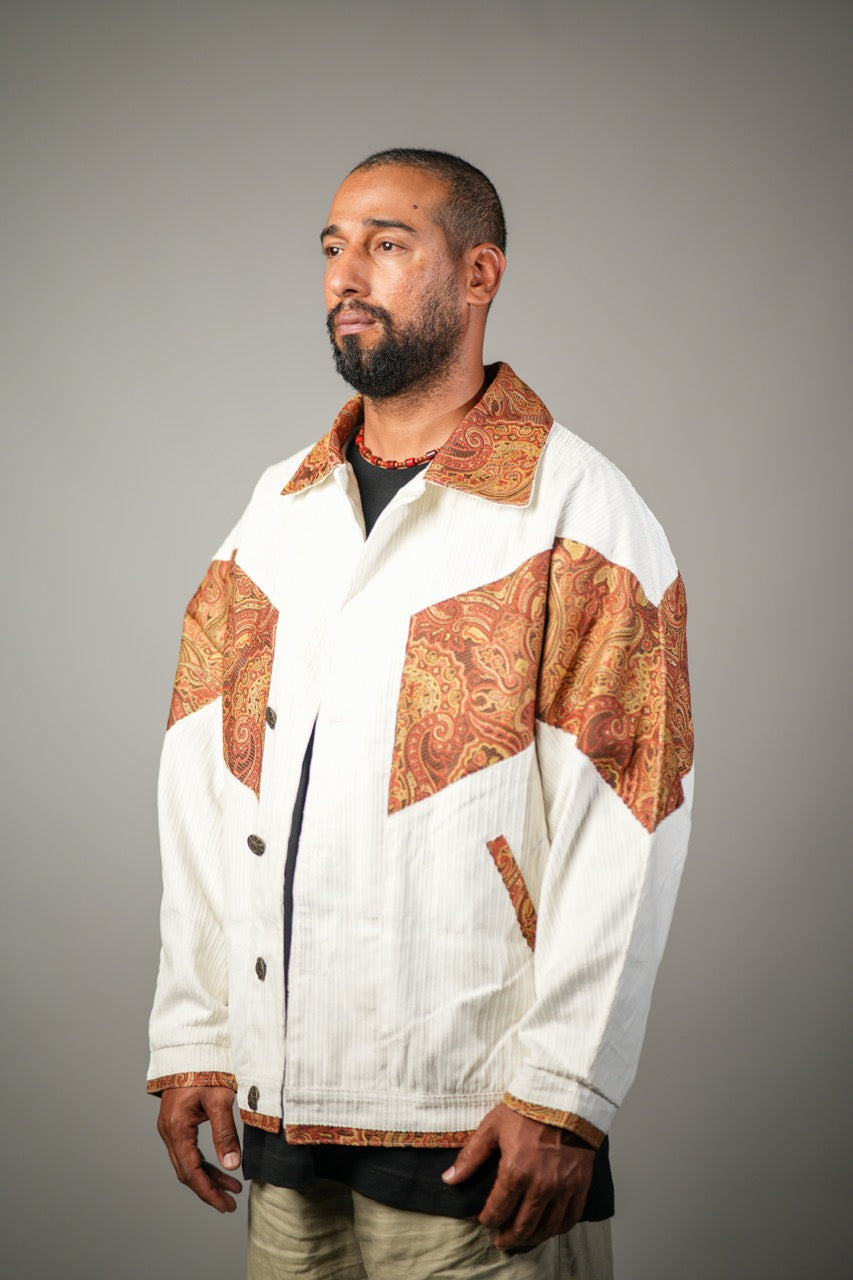White & Brown Jacket