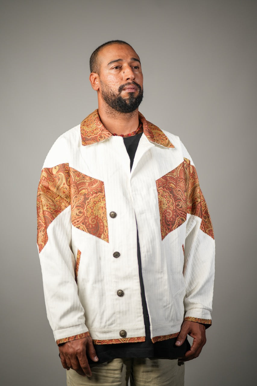 White & Brown Jacket